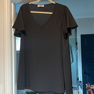 Buddy Love flutter sleeve top